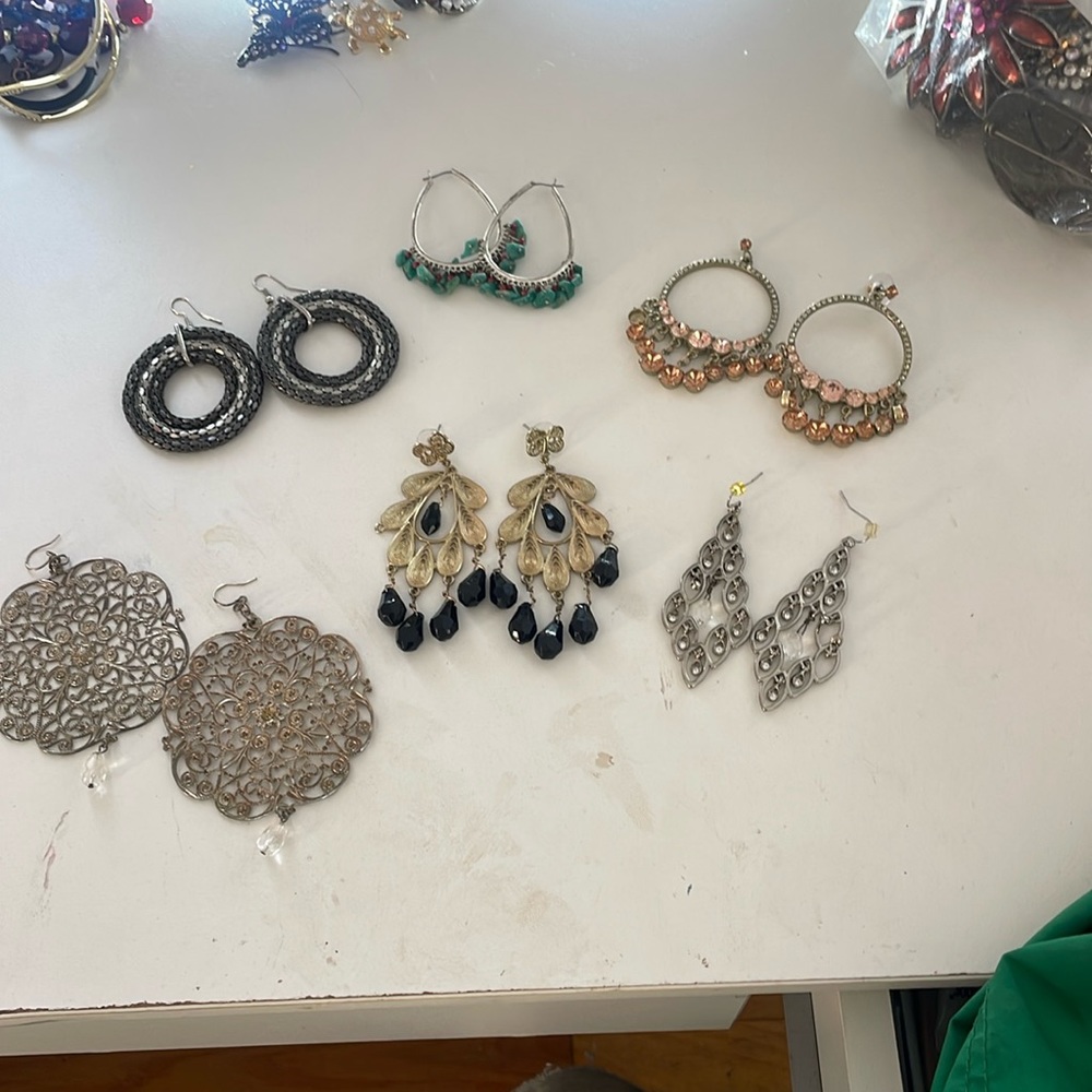 Vintage statement earrings